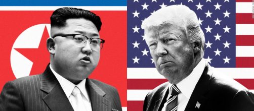 I duellanti Kim-Jong-un e Trump, icone di questa crisi.