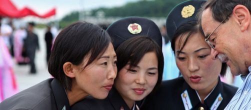 Women of North Korea (Image credit – Roman Harak, Wikimedia Commons)