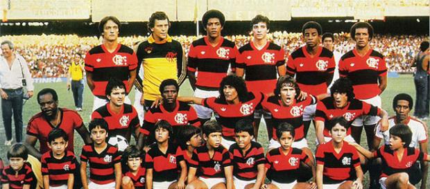 A equipe que goleou o Botafogo no dia 8 de novembro de 1981 A equipe que goleou o Botafogo no dia 8 de novembro de 1981