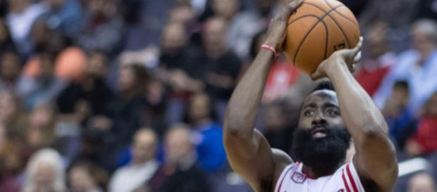 James Harden scored a career-high 56 on Sunday. Image Source: Flickr | Keith Allison James Harden scored a career-high 56 on Sunday. Image Source: Flickr | Keith Allison