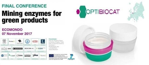Optibiocat progetto europeo 2014/2017 Optibiocat progetto europeo 2014/2017