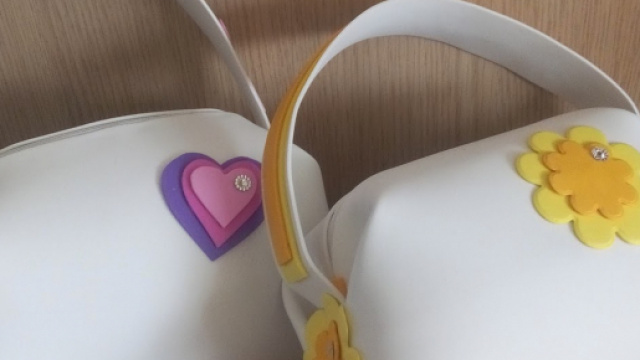 Borsette fai da te in gomma crepla