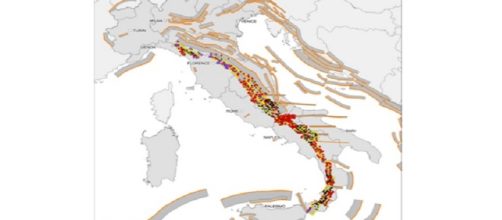 Mappa Ingv - Terremoto: quali sono i centri abitati più vulnerabili.