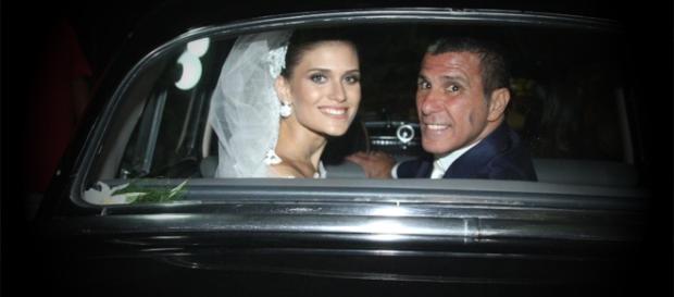 Eri Johnson e Alice Souto se casaram em abril do ano passado (Foto - Marcello Sá Barretto e Anderson Borde) Eri Johnson e Alice Souto se casaram em abril do ano passado (Foto - Marcello Sá Barretto e Anderson Borde)