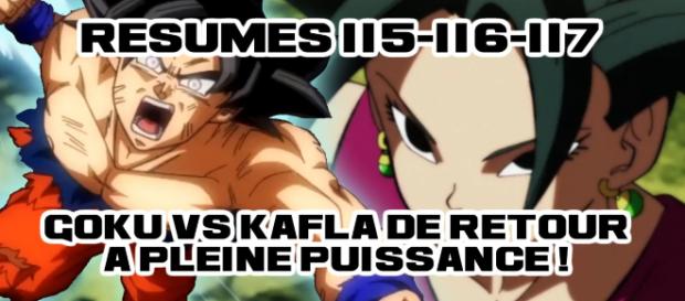 Résumés 115, 116, 117 : Gokû vs Kafla de retour à pleine puissance ! Résumés 115, 116, 117 : Gokû vs Kafla de retour à pleine puissance !