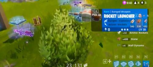 "Fornite" Battle Royale - Moving bush in action! Image Credit: In-game screenshot