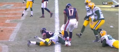 Bears vs Packers, 2016 [Image via SANFRANFANAD/Youtube screencap]