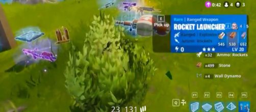 "Fornite" Battle Royale - Moving bush in action! Image Credit: In-game screenshot