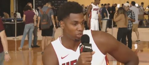 Hassan Whiteside could hit the trading block this season – [image credit: Ximo Prieto-Heat Media/Youtube]