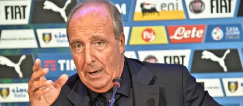 Il CT Gian Piero Ventura in conferenza stampa.