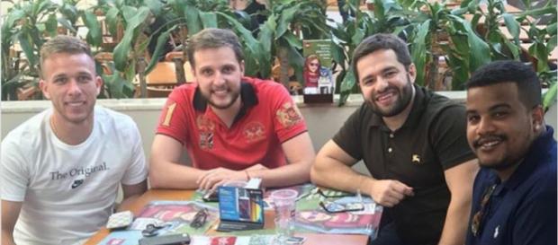 Diego Assis reunido com Arthur (Foto: Reprodução/Instagram) Diego Assis reunido com Arthur (Foto: Reprodução/Instagram)