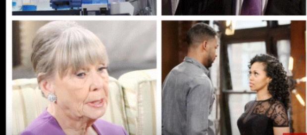 Dina may have dementia.(Image via Y&R Media Promos YouTube screencap). Dina may have dementia.(Image via Y&R Media Promos YouTube screencap).
