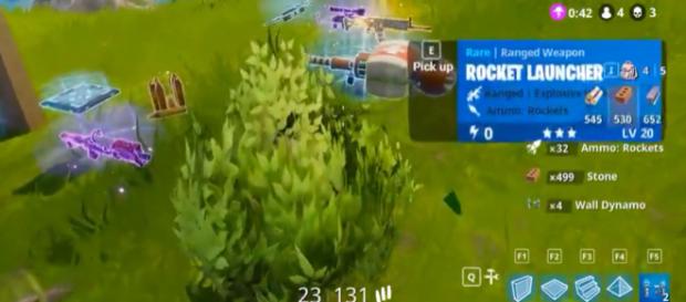 Video Fornite Portable Bush In Action - fornite battle royale moving bush in action image credit in