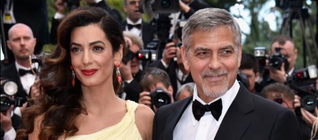 George Clooney e la moglie Amal George Clooney e la moglie Amal