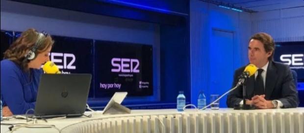 Pepa Bueno y José María Aznar en Pepa Bueno y José María Aznar en