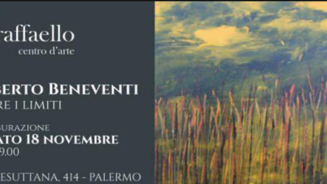 Locandina della mostra di Alberto Beneventi