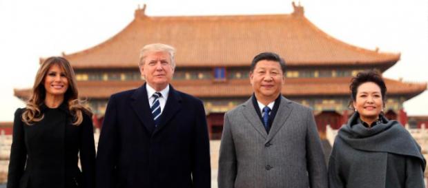 Trump e o presidente chinês Xi Jinping se encontraram nesta quinta-feira, dia 9, em Pequim. Trump e o presidente chinês Xi Jinping se encontraram nesta quinta-feira, dia 9, em Pequim.