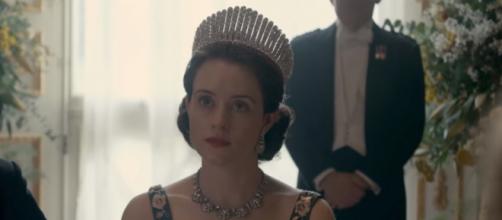 Claire Foy returns as Queen Elizabeth II in the second season of "The Crown." Image via Youtube/Netflix