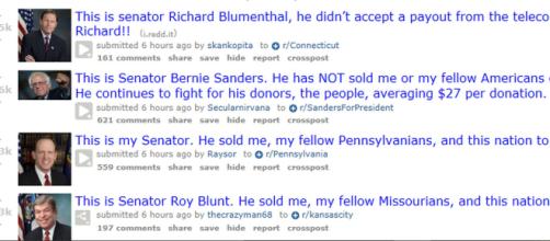 The largest ever protest in favor of net neutrality is taking place on Reddit right now. --- Reddit screenshot