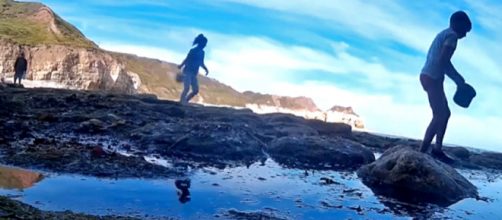 A boy lost his camera on a UK beach and it recorded its journey to Germany [Image credit: Die Seenotretter – DGzRS/YouTube]