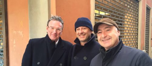 Jimmy Connors sotto al Pavaglione di Bologna (foto Facebook)