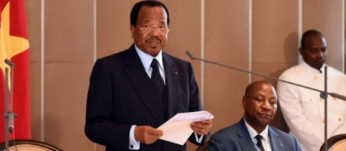 Le président de la République du Cameroun Paul Biya