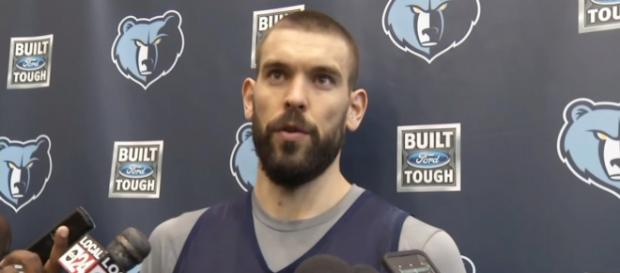 Memphis Grizzlies star center Marc Gasol is a hot topic in NBA trade rumors -- ESPN via YouTube Memphis Grizzlies star center Marc Gasol is a hot topic in NBA trade rumors -- ESPN via YouTube