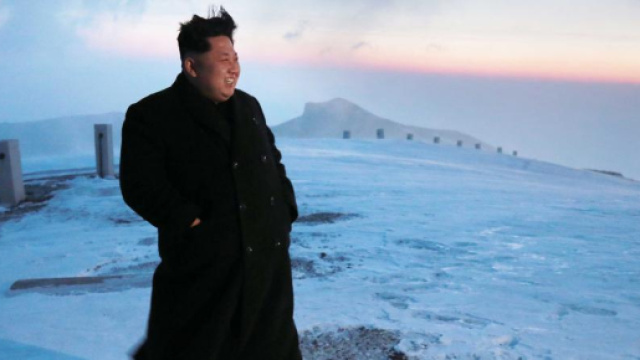 Kim Jong Un sul monte sacro della Corea del Nord, il Paektu