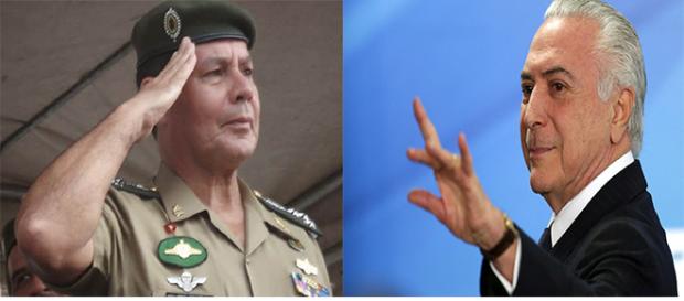 Após apoio a Bolsonaro, general é destituído do cargo Após apoio a Bolsonaro, general é destituído do cargo