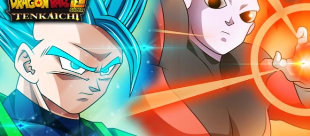 Gohan SS Blue y Jiren usando el Power Impact Gohan SS Blue y Jiren usando el Power Impact