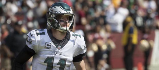 Wentz threw for four touchdowns (Image credit - Flickr | Keith Allison) Wentz threw for four touchdowns (Image credit - Flickr | Keith Allison)