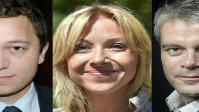 Les trois candidats à la présidences des Républicains