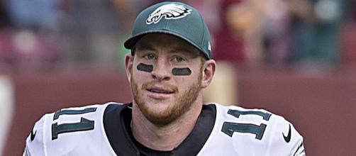 Carson Wentz threw for 3,296 yards and 33 touchdowns this season. - [Image Credit: Merson/ Wikimedia Commons]