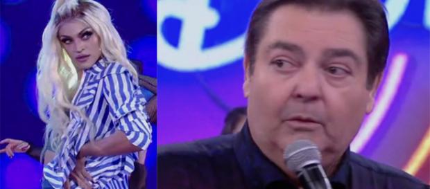 A cantora cometeu algumas gafes. (Reprodução - Globo) A cantora cometeu algumas gafes. (Reprodução - Globo)