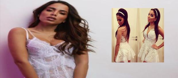 Cantora afirma que se casou de vestido de noiva. (Foto Reprodução). Cantora afirma que se casou de vestido de noiva. (Foto Reprodução).