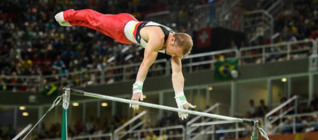 Fabian Hambüchen am Reck auf dem Weg zu Gold in Rio 2016 (n-tv) Fabian Hambüchen am Reck auf dem Weg zu Gold in Rio 2016 (n-tv)