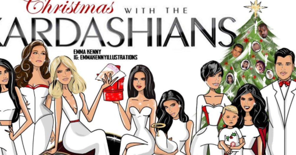 Kardashians Christmas Card 2025 Robby Christie