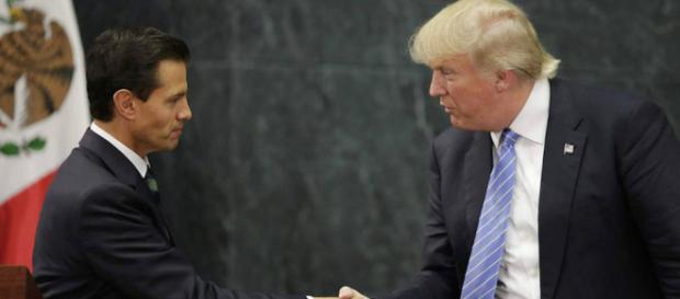 El presidente de México Enrique Peña Nieto y el presidente de Estados Unidos Donald Trump El presidente de México Enrique Peña Nieto y el presidente de Estados Unidos Donald Trump