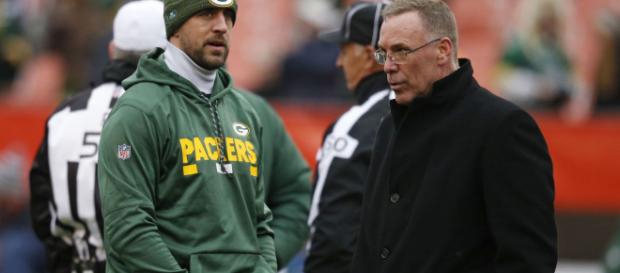 Rodgers en el campo el domingo pasado en Cleveland. Rodgers en el campo el domingo pasado en Cleveland.