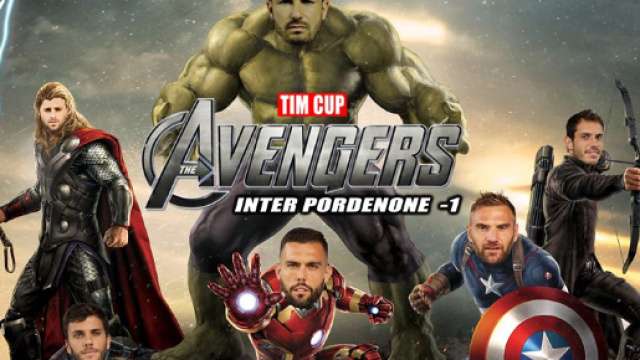 Sfida eroica per i calciatori del Pordenone al Meazza contro l'Inter