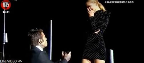 La proposta di matrimonio di Fedez a Chiara Ferragni