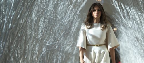 Melania Trump: un Natale all'insegna del bianco