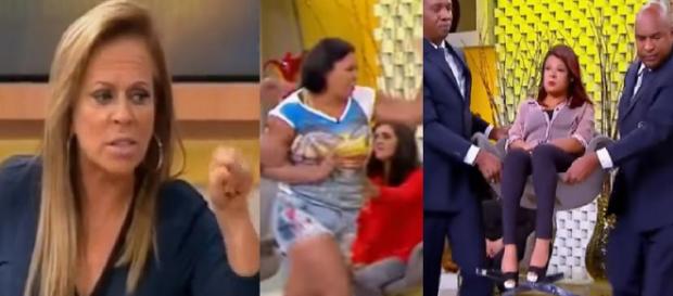 Christina Rocha em mais um barraco no Casos de Família (Foto: Reprodução/SBT) Christina Rocha em mais um barraco no Casos de Família (Foto: Reprodução/SBT)