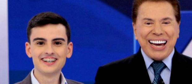 Dudu e Silvio Santos tem um relacionamento especial. (Foto Reprodução). Dudu e Silvio Santos tem um relacionamento especial. (Foto Reprodução).