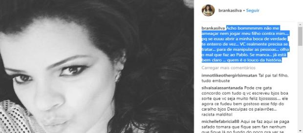 Ex de Naldo faz desabafo em rede social Ex de Naldo faz desabafo em rede social