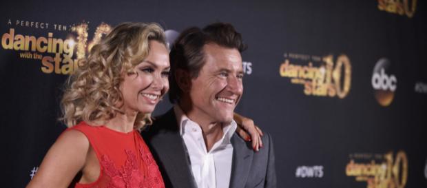 Robert Herjavec and Kym Johnson first met on 'DWTS,' and now they're expecting twins. -- image courtesy of ABCNews via Flikr. Robert Herjavec and Kym Johnson first met on 'DWTS,' and now they're expecting twins. -- image courtesy of ABCNews via Flikr.