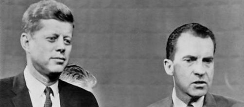 Kennedy and Nixon [image courtesy of AP wikimedia commons public domain]