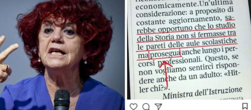 L'errore grammaticale della Ministra dell' istruzione Valeria Fedeli