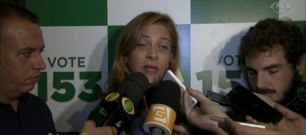 A empresária Leila Pereira é a patrocinadora do clube A empresária Leila Pereira é a patrocinadora do clube