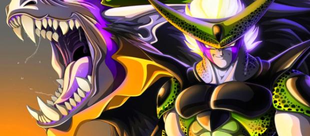 La aparición de Cell en el manga de Dragon Ball Super. La aparición de Cell en el manga de Dragon Ball Super.